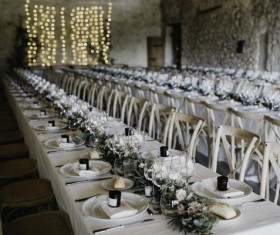 Dining room decoration Stock Photo