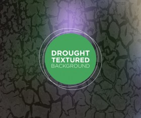 Drought textured background vector 01