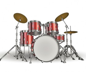 Drums illustration vectors material