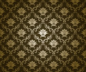 Elegant oranment vector seamless pattern material 01