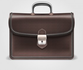 Fashionj leather briefcase vectors illustration 05