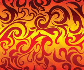 Fire abstract pattern vector material