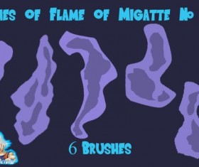 Flame Of Migatte Photoshop Brushes