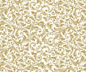 Floral decorative with seamless pattern vectors