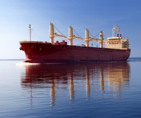 Freight ship Stock Photo