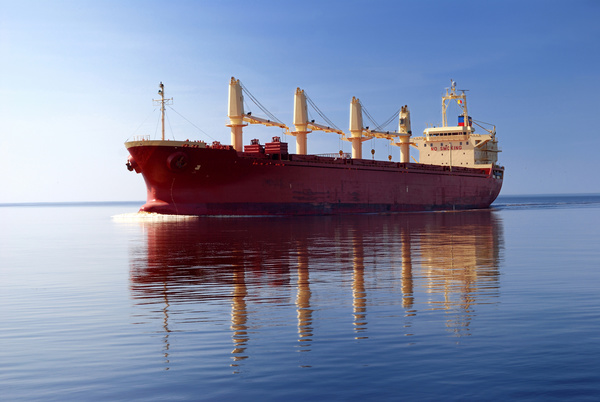 Freight ship Stock Photo