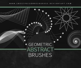 Geometric Abstract Photoshop Brushes