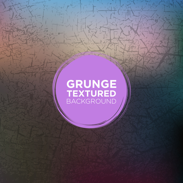 Grunge textured background vector 05