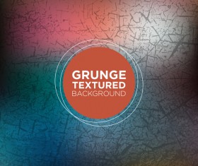 Grunge textured background vector 06
