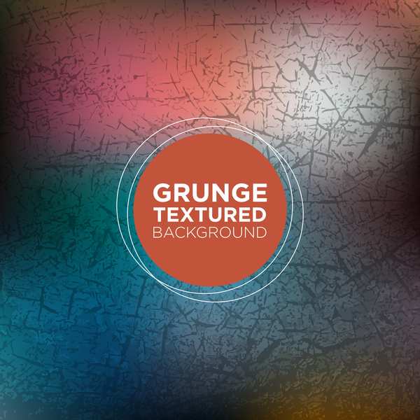 Grunge textured background vector 06
