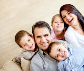 Happy lifes family Stock Photo 01