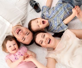 Happy lifes family Stock Photo 03