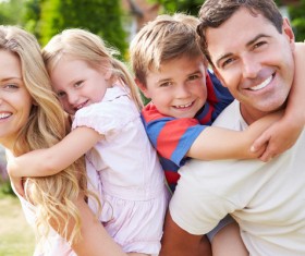 Happy lifes family Stock Photo 04