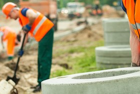 Hard work road construction workers Stock Photo 10