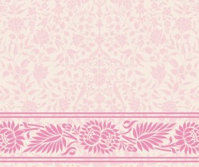 Light color decor pattern vector design 01