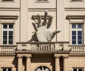 Modern art sculpture Stock Photo 02