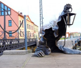 Modern art sculpture Stock Photo 05