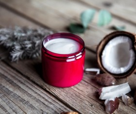 Moisturizers and creams on the desktop Stock Photo