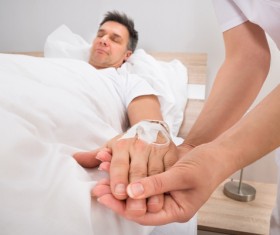 Nurse infusion for patient Stock Photo 02