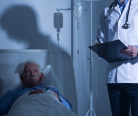 Nurse infusion for patient Stock Photo 03