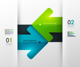 Option arrow infographic template vectors