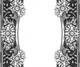 Ornamental frames retro styles vectors 01