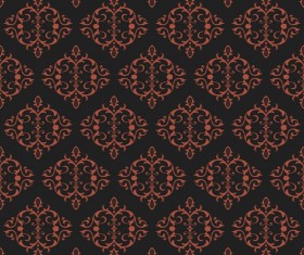 Ornate seamless pattern ornaments vector 09