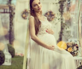 Photo of pregnant woman Stock Photo 03