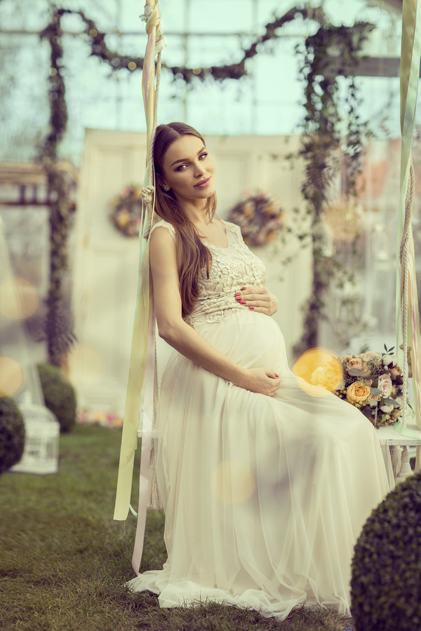Photo of pregnant woman Stock Photo 03