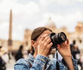 Photographed by Tourist Stock Photo 01