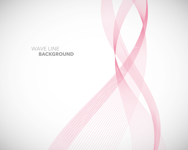 Pink wavy line background illustration vector 03