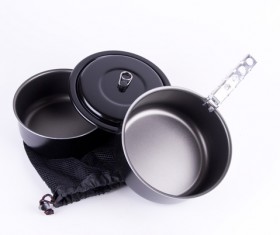Portable cookware Stock Photo