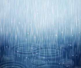 Rain water background vector