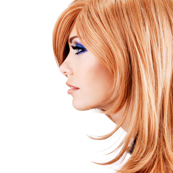 Red-haired woman of fashion make-up Stock Photo 05