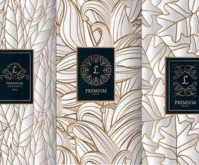 Retro luxury ornament cover template vector 03