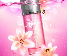 SPA advertising poster vector