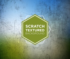 Scratch textured background vector 03