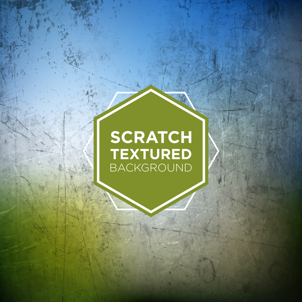 Scratch textured background vector 03