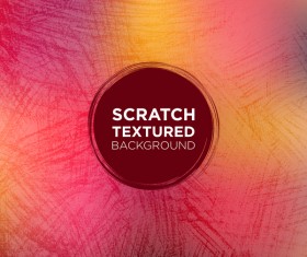 Scratch textured background vector 04