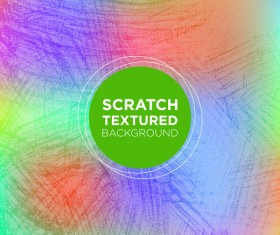 Scratch textured background vector 06