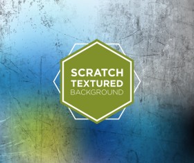 Scratch textured background vector 07