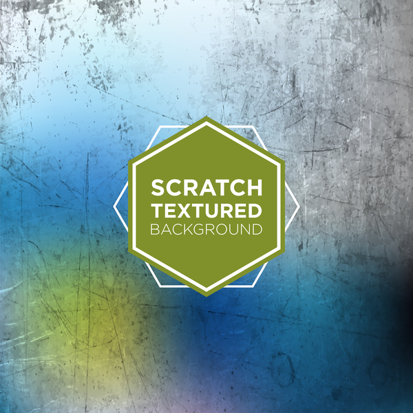 Scratch textured background vector 07