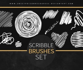 Scribble Photoshop Brushes