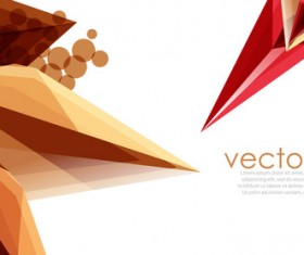 Sharp polygon abstract background vectors 03