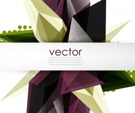 Sharp polygon abstract background vectors 08