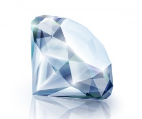 Shining diamond vector illustration 02