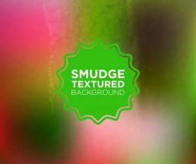 Smudge textured background vector 03