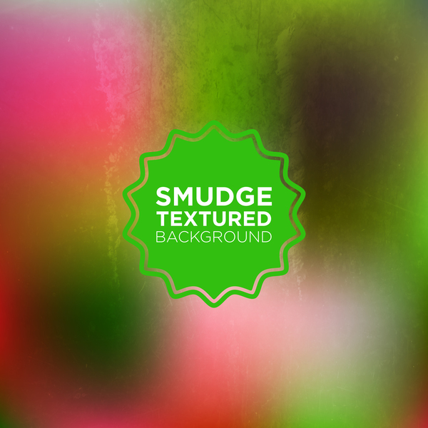 Smudge textured background vector 03