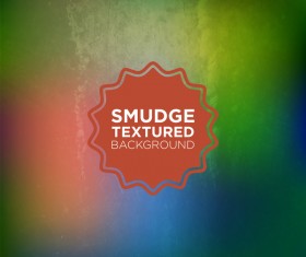 Smudge textured background vector 07
