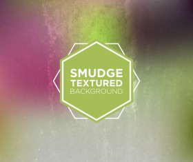 Smudge textured background vector 10